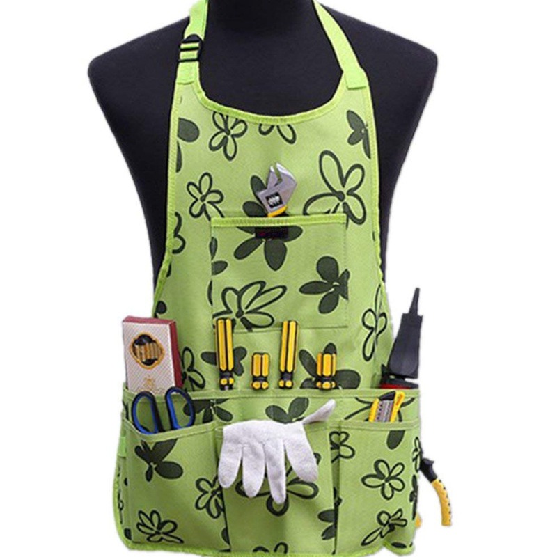 Garden Work Apron with Pockets - Gardening Tools Women 评论和价格