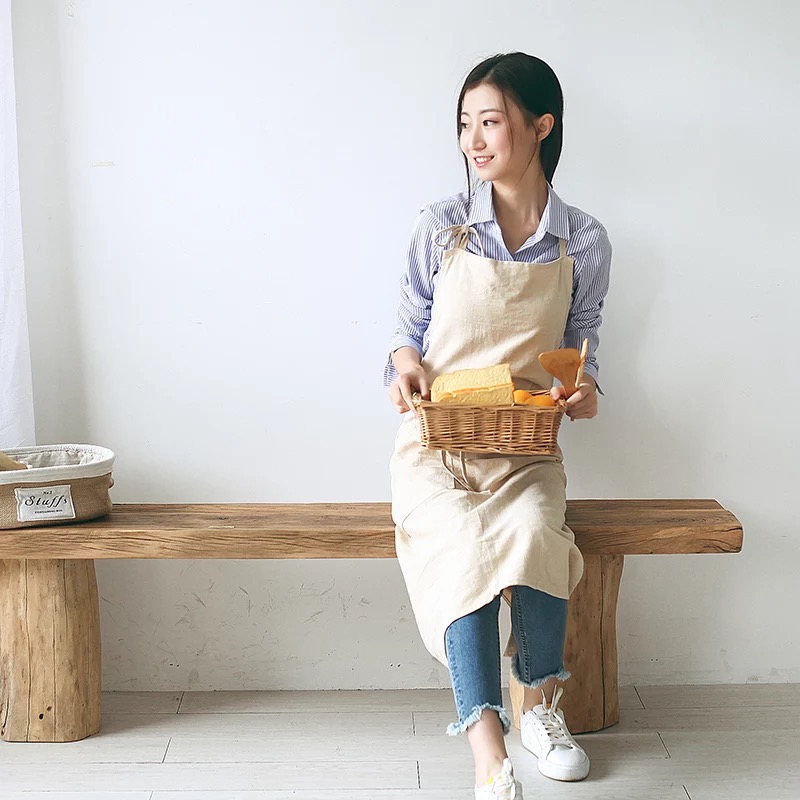 Breathable Cotton Apron for Wo - Gardening Tools Women 评论和价格