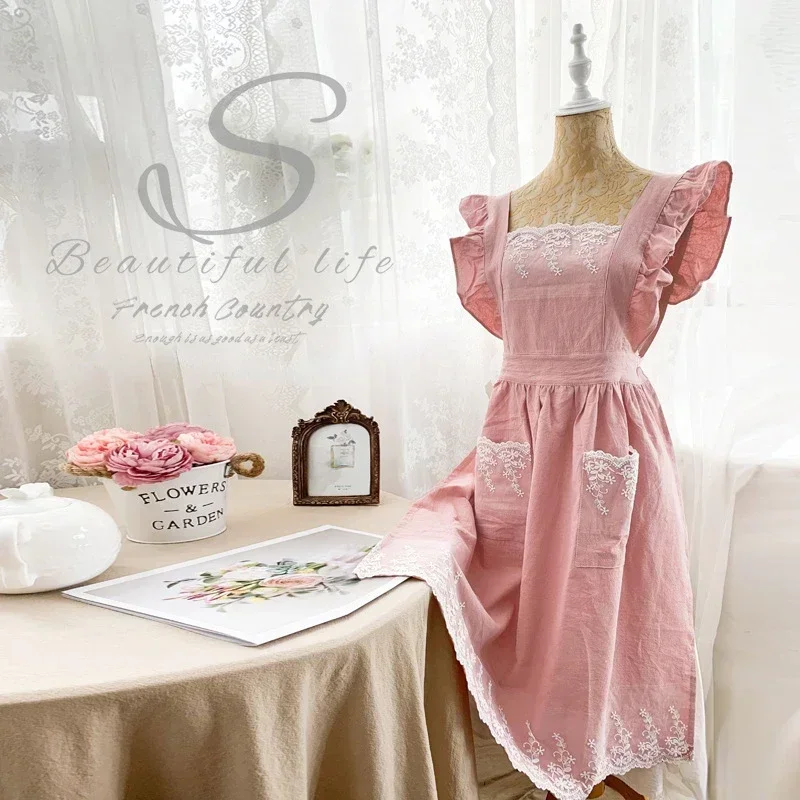 Female Women Apron Cotton Line - Gardening Tools Women 评论和价格