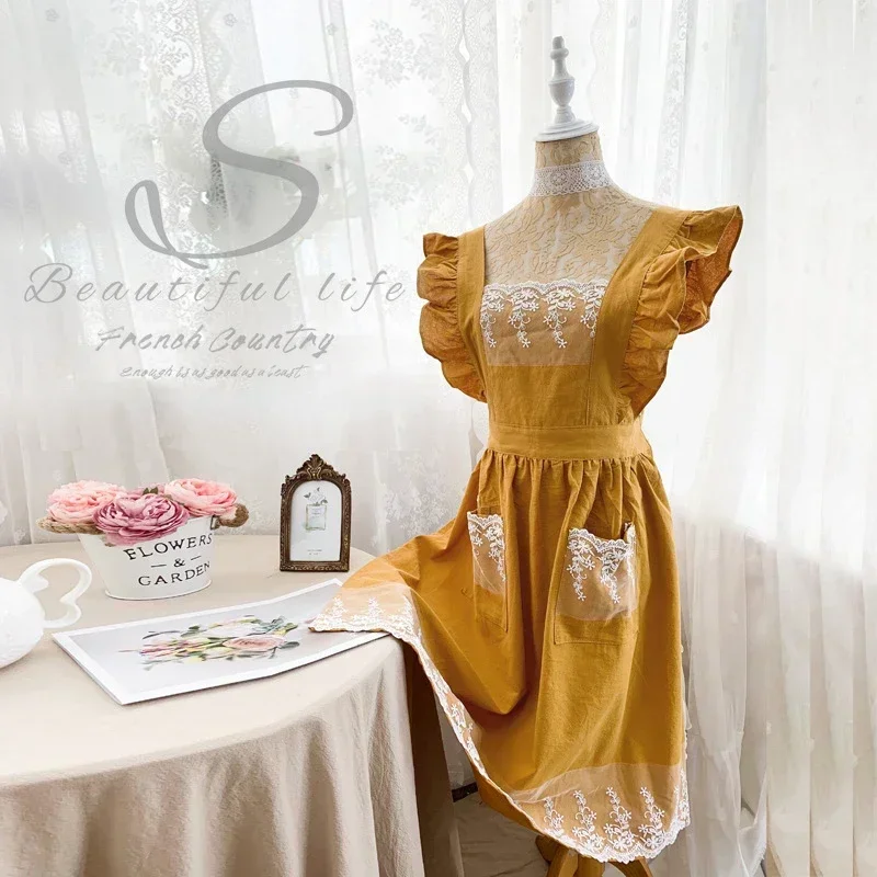 Female Women Apron Cotton Line - Gardening Tools Women 评论和价格