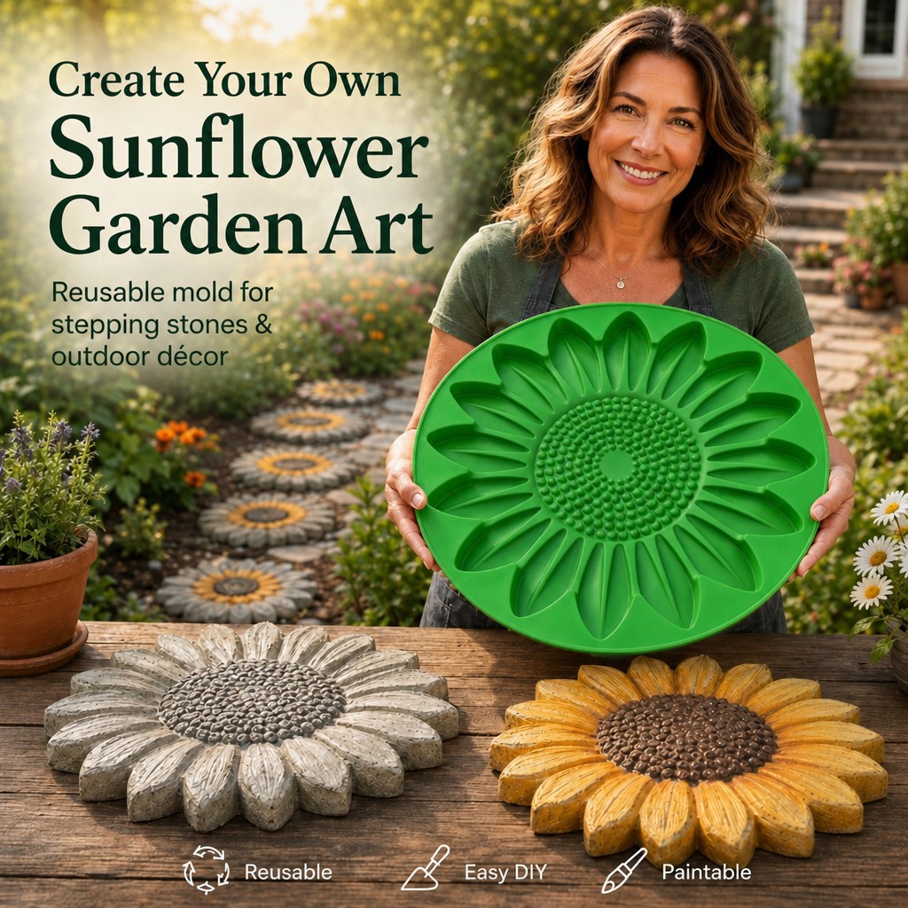 Sunflower Terrace Stone Mold S - Gardening Tools Bundle 评论和价格