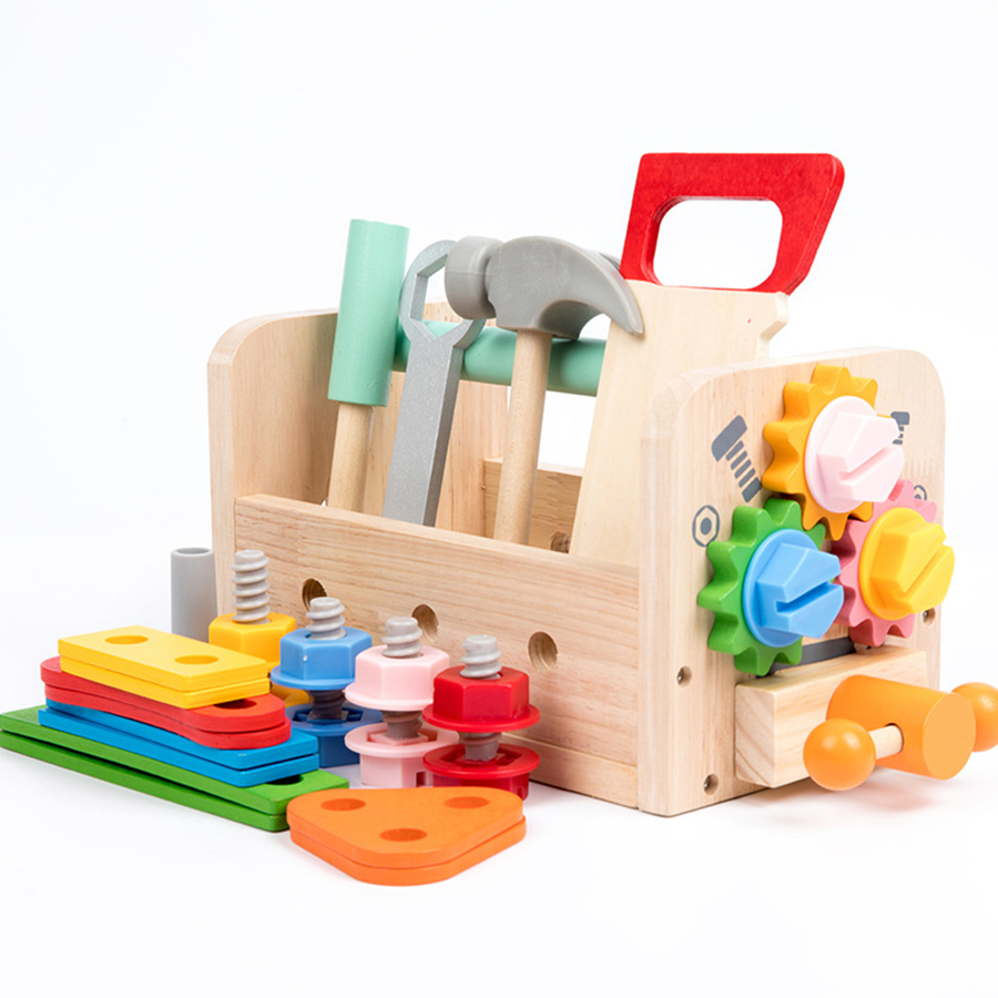 Kids Tool Bench Wooden Set Toy - Gardening Tools For Kids 评论和价格