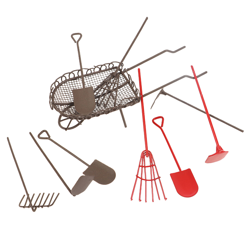 1/12 Dollhouse Simulation Gard - Gardening Tools Bundle 评论和价格