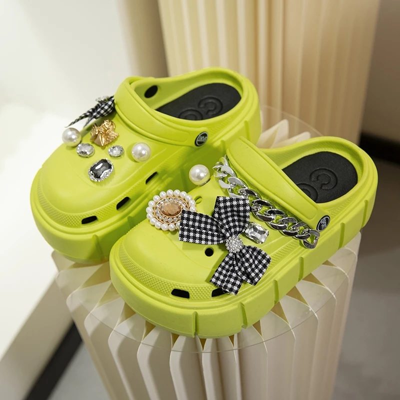 6cm DIY Platform Slippers Summ - Gardening Tools Women 评论和价格