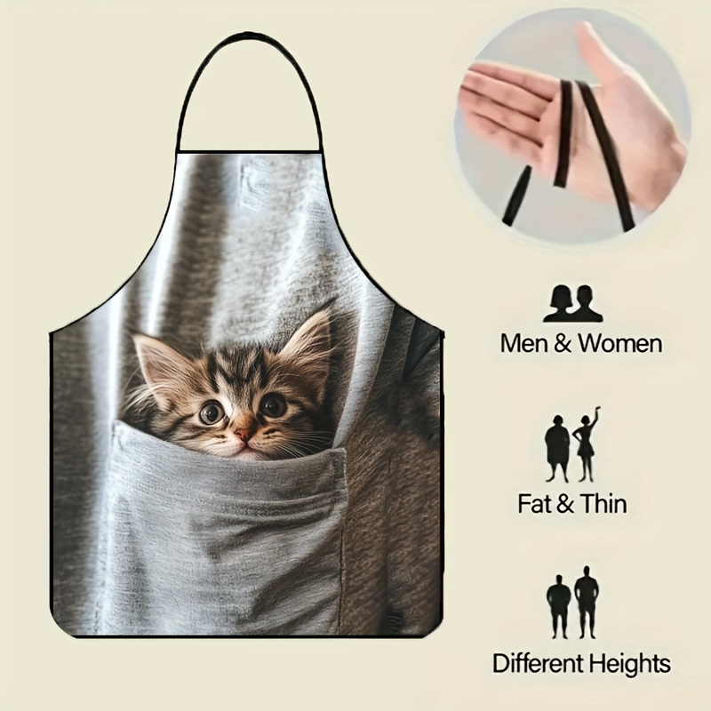 1pc Cute Kitten Pattern Neck-H - Gardening Tools Women 评论和价格