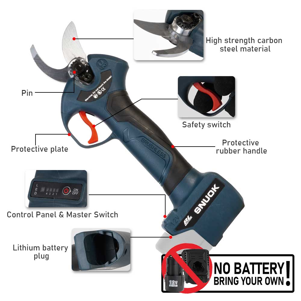 SNUOK 12V Brushless Electric P - Gardening Tool Diy 评论和价格