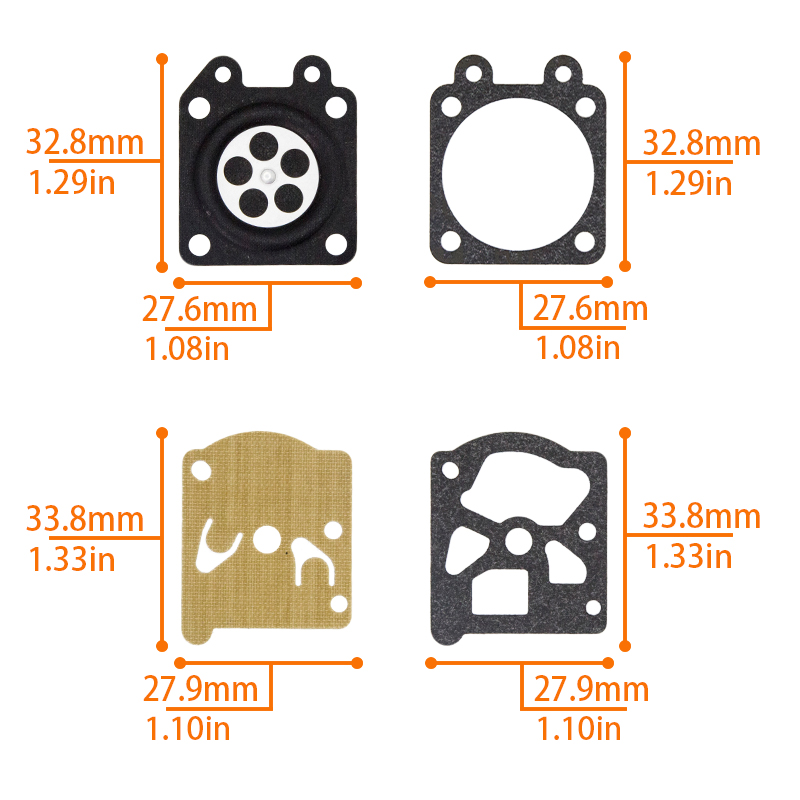 Chainsaw Carburetor Diaphragms - Gardening Tools Bundle 评论和价格