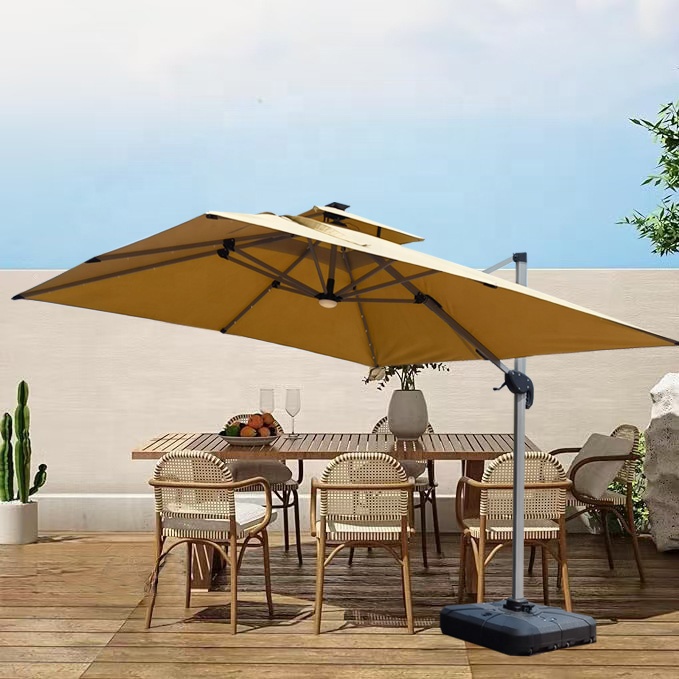 L  Big Size Cantilever Parasol - Gardening Tools Big 评论和价格
